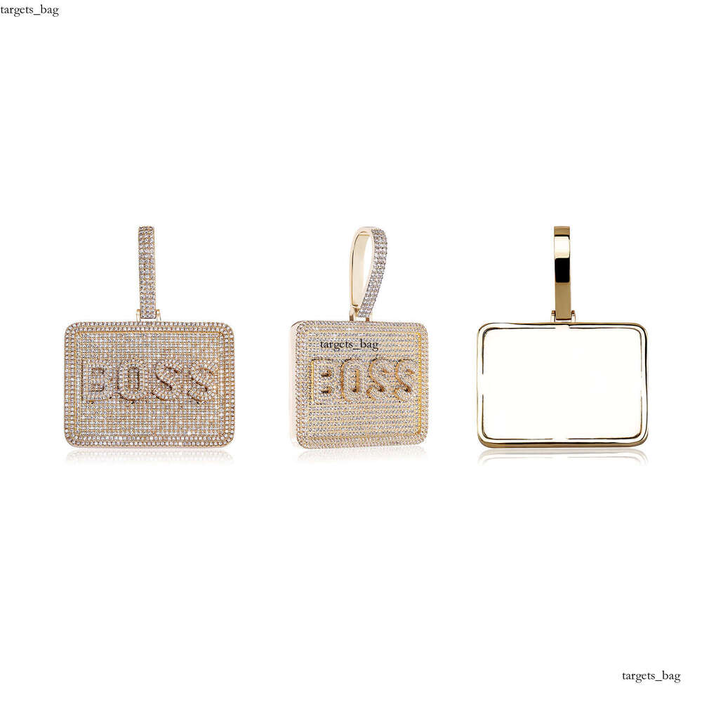 Chinese Rap Style National Trend Hip-Hop Full Dia English Letter DIY Pendant Necklace Unisex Trendy Accessories