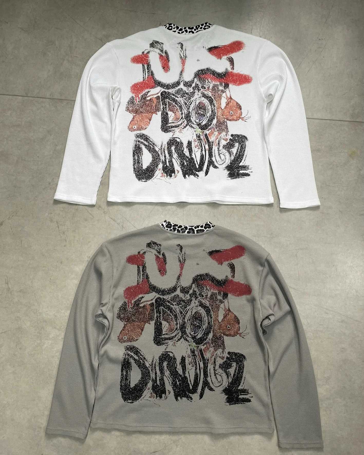 Hip Hop Casual Y2k Men Clothing Harajuku Pullover Sweatshirt Oversized Pattern Letter Long Sleeved T Shirts Tops Streetwear XJ250809