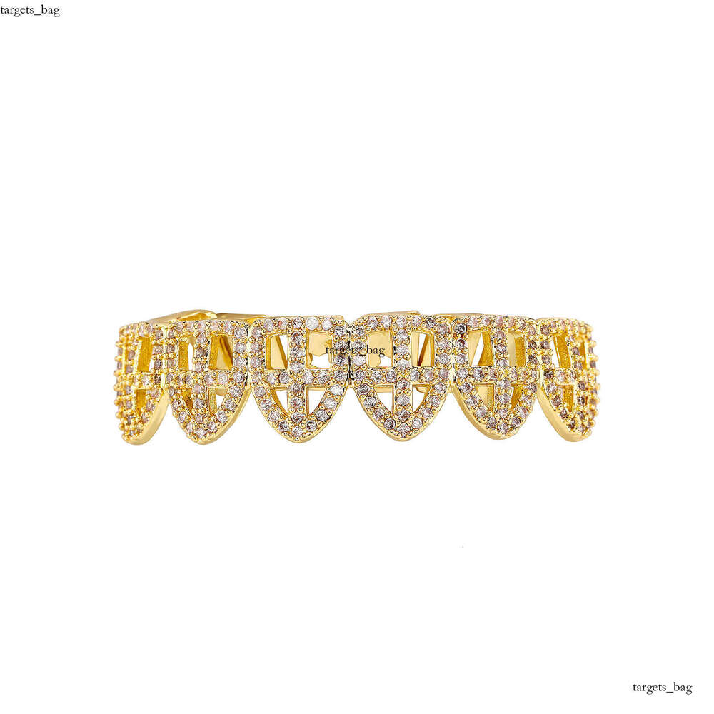 Hip-Hop Style Personality Cross Hollow Full Dia Grid Precision Zircon Bracelet New Arrival