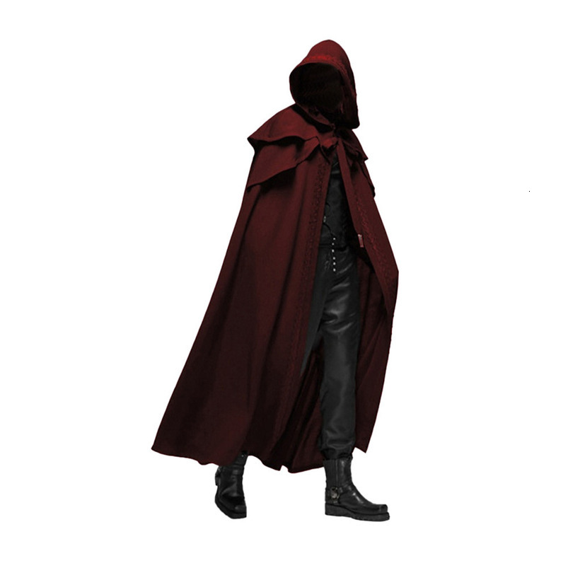 Medieval Clerical Church Assassin Costume Assassin's Creed Witch Priest Cloak