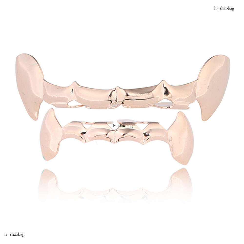 Accessories Singer Style Hip Hop Sharp Gold Plated Teeth Decoration Set