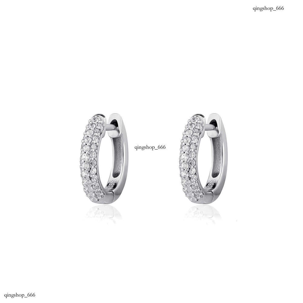 insIced Out VVS Zircon Round Unisex Hip-Hop Trendy Bling Earrings