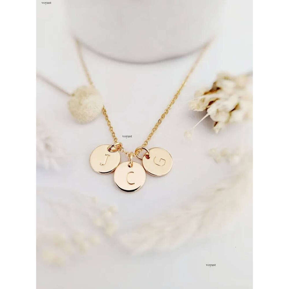 Gold Filled Letter Personalised Initial Valentine's Day Her Necklace for Women Birthday Anniversary Mum Gift