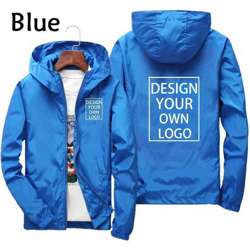 Customized Autumn and Winter Mens Hot Printed Hoodie Zipper Sweatshirt Hooded Jacket Outerwear Tops Coat W250809