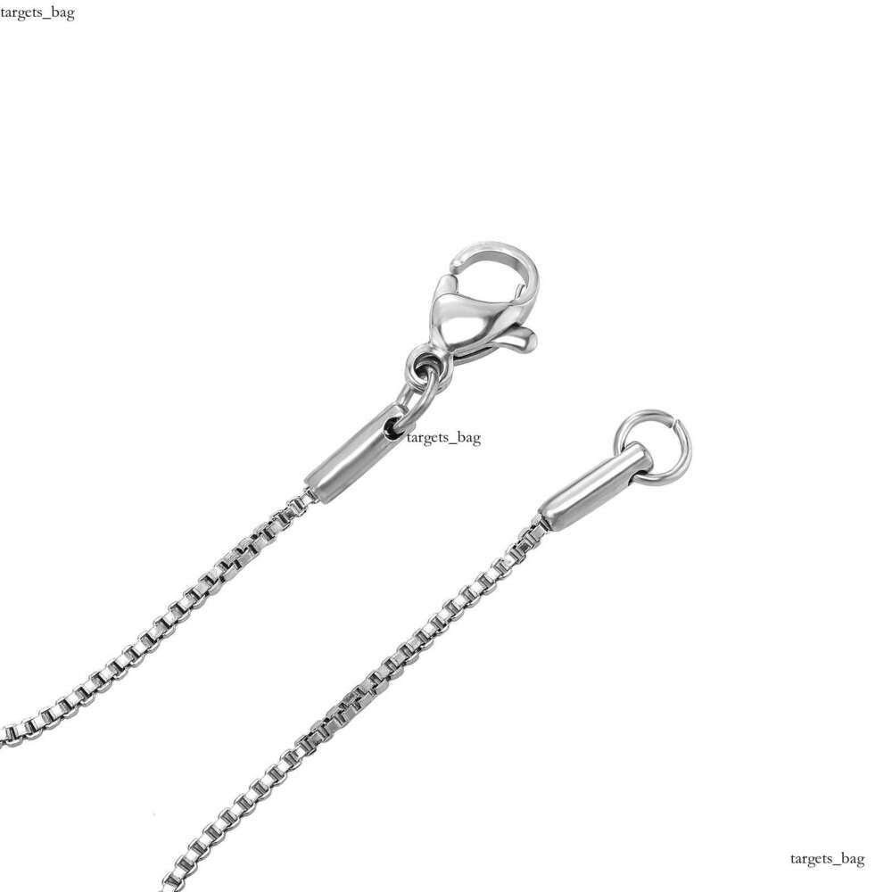 1.1mm Sterling Silver Universal Necklace 14K Gold Plated Women's Color Retention Versatile Box Chain Factory