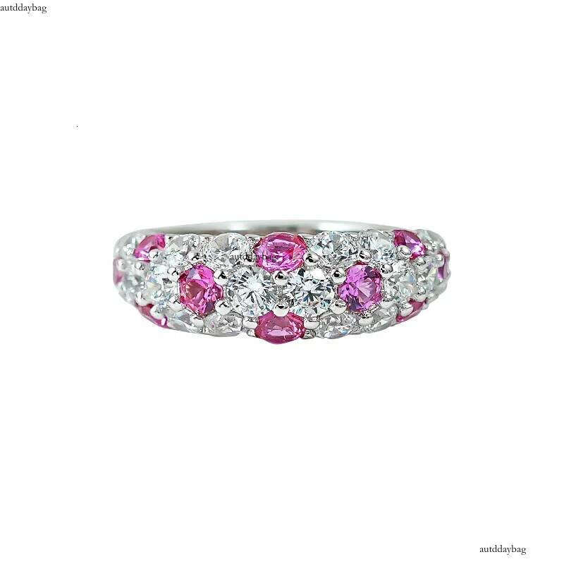 Choucong Gorgeous Sparkling Wedding Rings Jewelry Real 100% Sterling Sier Full Lab Moissanite Dia Gemstones Party Girls Women Bridal Ring Gift