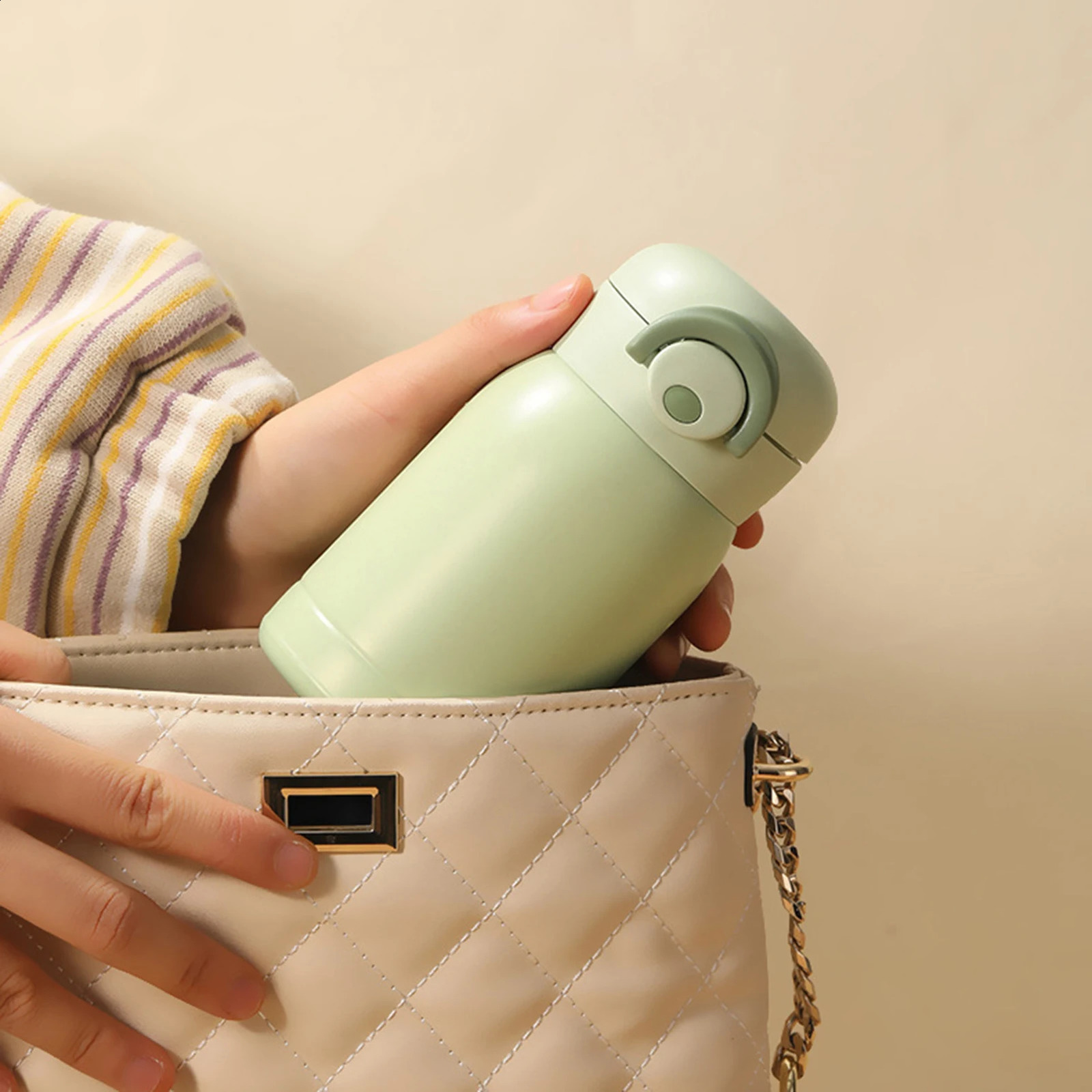 Mini Thermos 200ml/350ml Cup Stainless Steel Portable Pocket Thermal Water Bottle Outdoor Camping Drinkware 250804 W260226