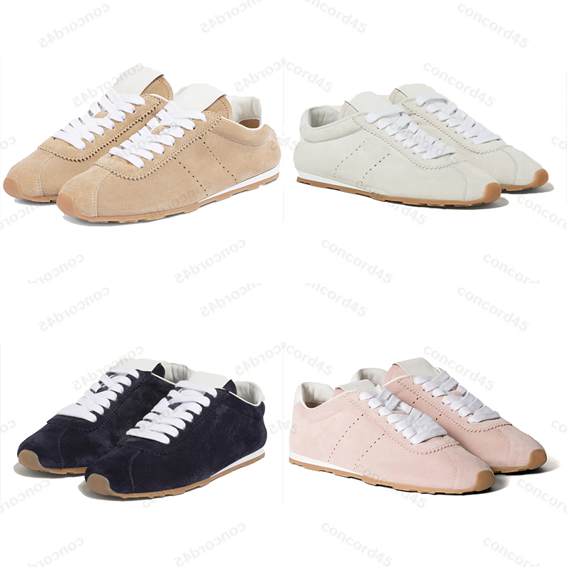 Plume Suede Ballet Flats Casual Shoes designer sneakers mens trainers Ivory Black Beige Khaki Pink platform women running trainer men shoe DHgate mmius size 35-40
