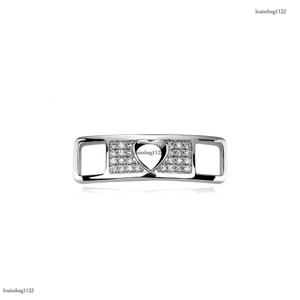 New Niche Design Hip-Hop Shoe Buckle Metal Accessories Zircon Cross Heart Angel Decoration National Trend