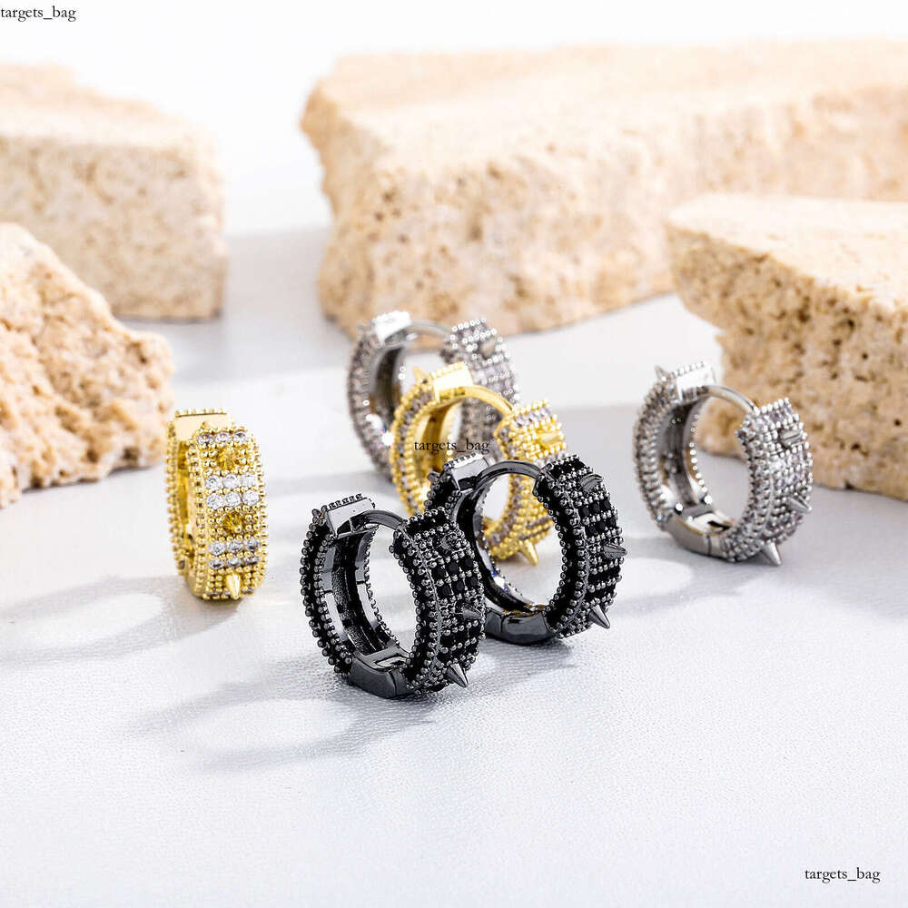 Unique Spike Earrings Cool Hip-Hop Style Fashion Trendy Men's Ear Jewelry Daily Outing Versatile Accessories