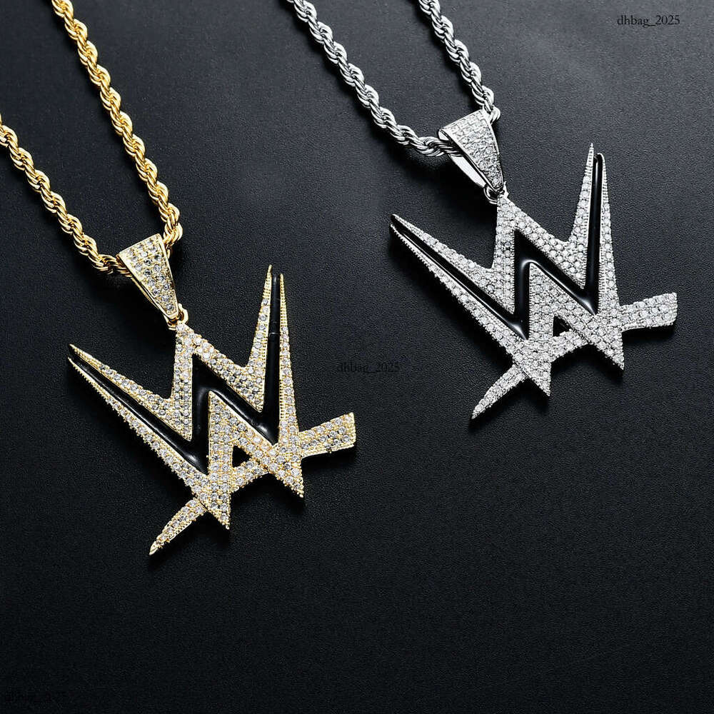 Necklace for Men W Creative Letter Pendant Personality Trendy Brand Hip Hop Accessories 111