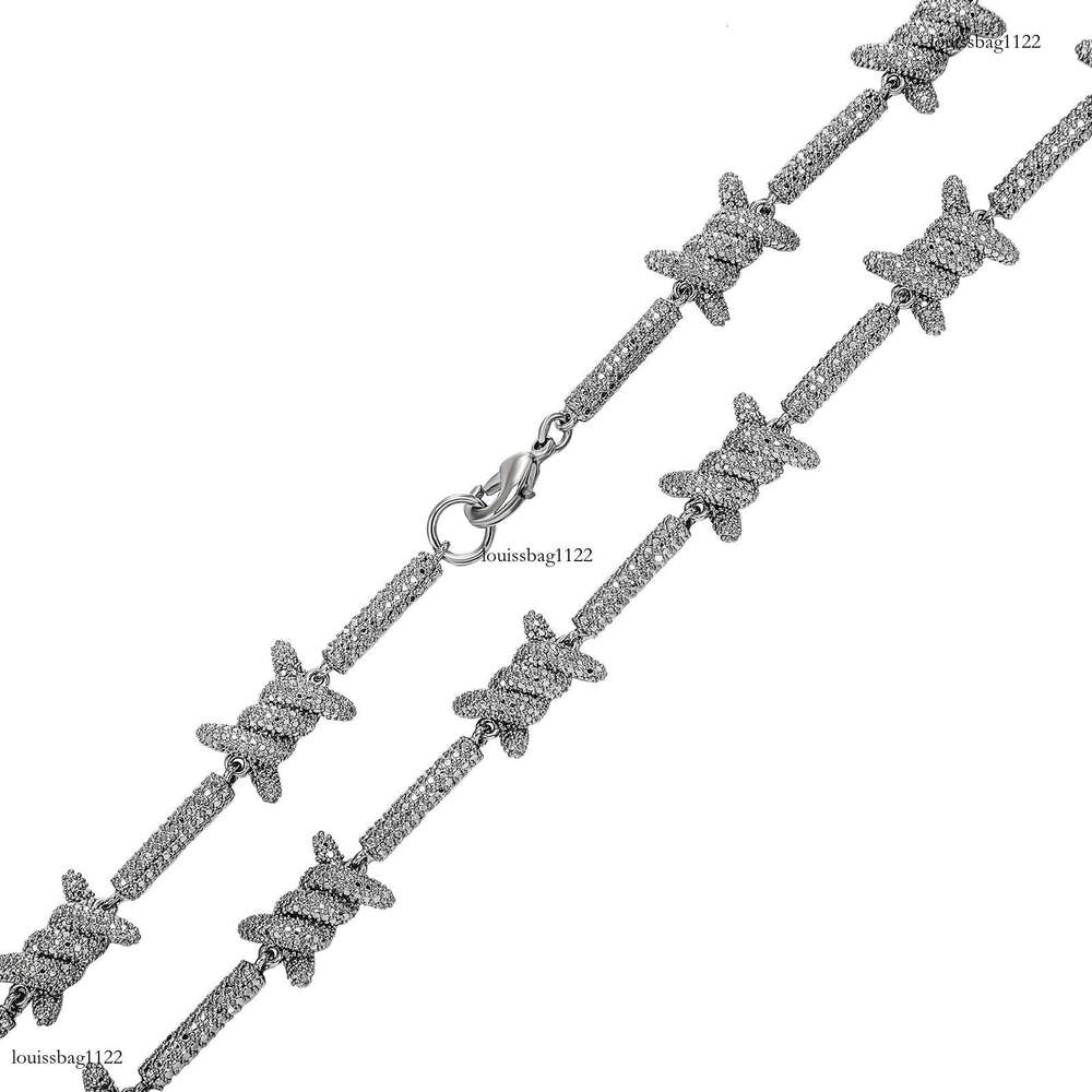 Hip Hop Color-Retaining Iron Wire Thorn Chain Necklace Men's Versatile Personality Bracelet Women's