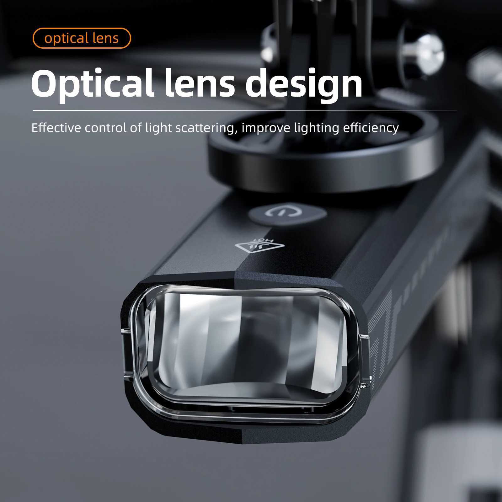 CYCLAMI Bike Front Light IPX6 Type-C Rechargeable Aluminum Bicycle Hanging Light 1000LM Headlight LED Flashlight Z250809