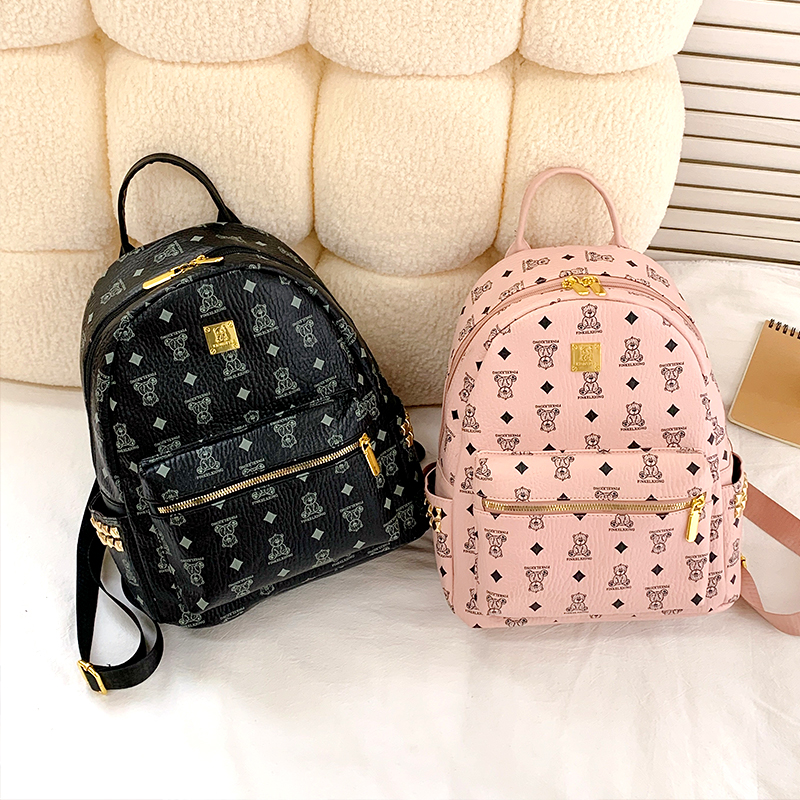 2025 New Fashionable and Versatile Backpack, Stylish PU Leather Book Bag for Women, Outdoor Travel and Commuting Backpack
