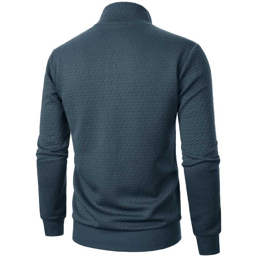 New Spring Autumn Zipper Stand Collar Hoodie Coat Mens Casual Jacquard Cardigan Sweatshirts Jackets for Men Contrast Color W250809