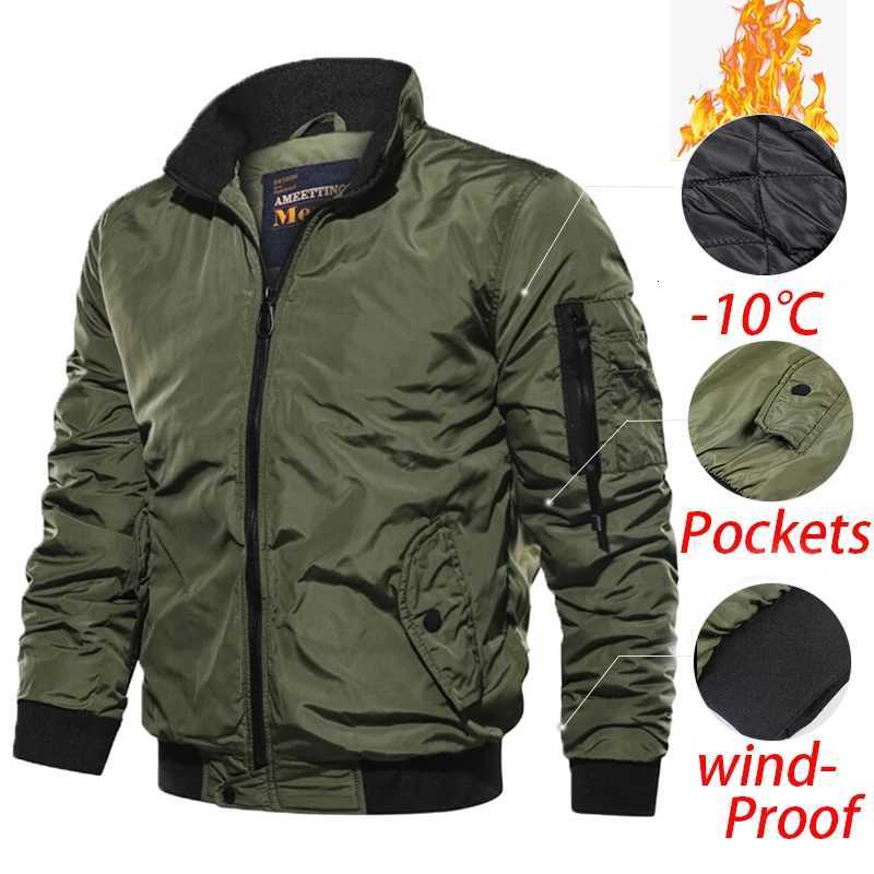 New Men Military Jackets Coat Mens Autumn Winter Bomber Jackets Mens Casual Outdoor Windproof Army Jacket Male 5XL Plus Size W250809