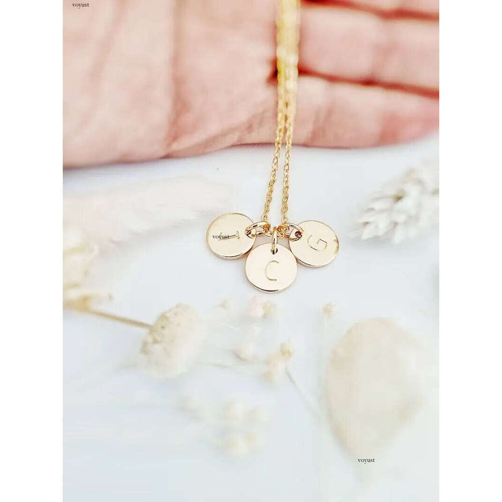Gold Filled Letter Personalised Initial Valentine's Day Her Necklace for Women Birthday Anniversary Mum Gift