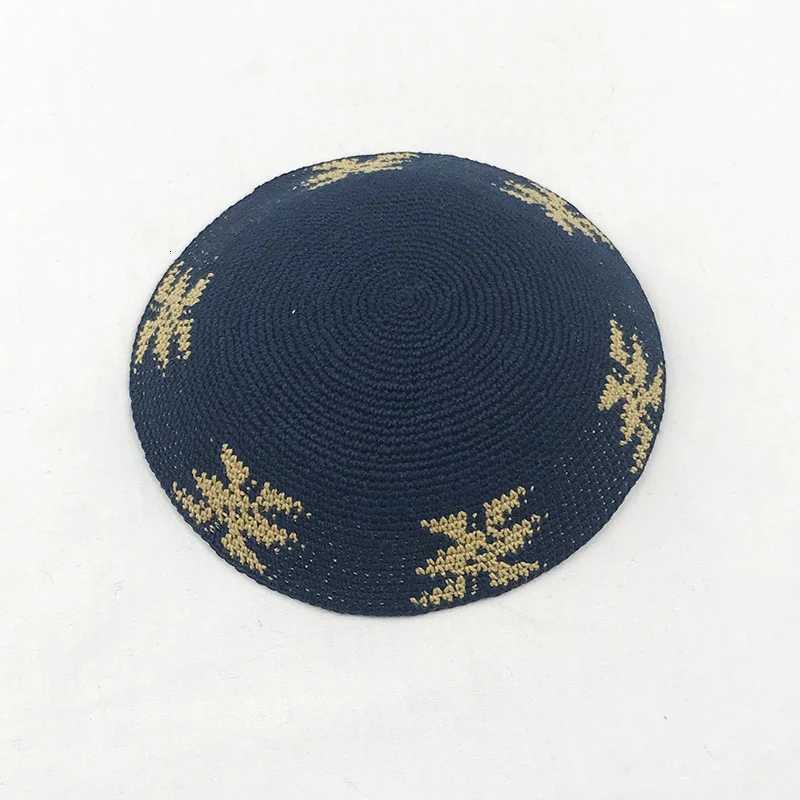 Black Hand-Made Kippah Yarmulke Judaica Yamaka Kippa Yamakah Yarmulka Hat for Men (15CM 5.9INCH) W250809