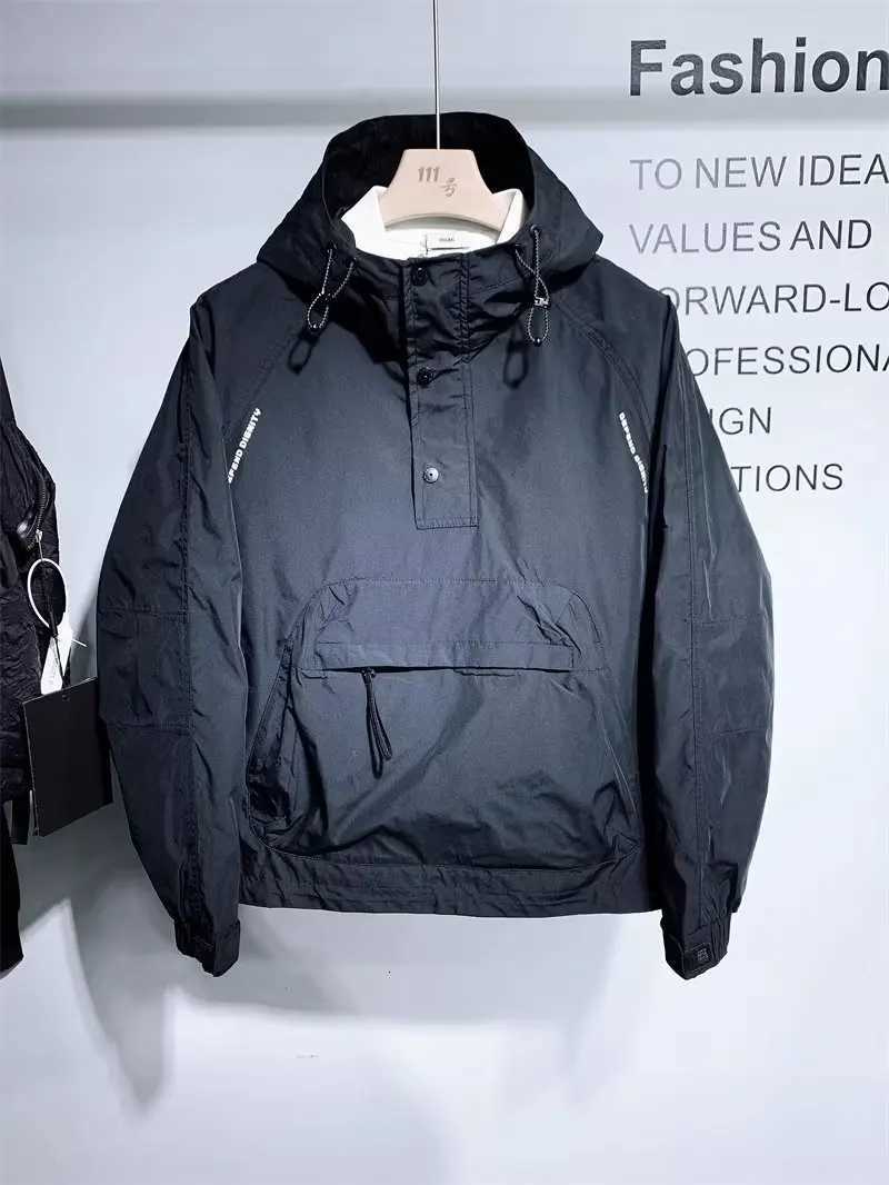 Trendy Casual Hooded Jacket Mens Loose Workwear Outerwear Spring Autumn Stand Fit Long Sleeve Youthful Vitali Sle W250809