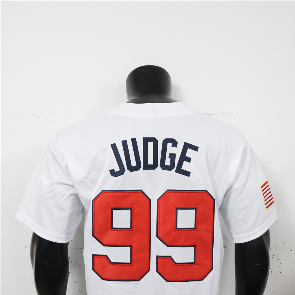 2025 2026 WBC USA Team Baseball Jersey Aaron Judge Bryce Harper Mookie Betts Bobby Witt Jr Corbin Carroll Paul Skenes Tarik Skubal Zack Wheeler Logan 