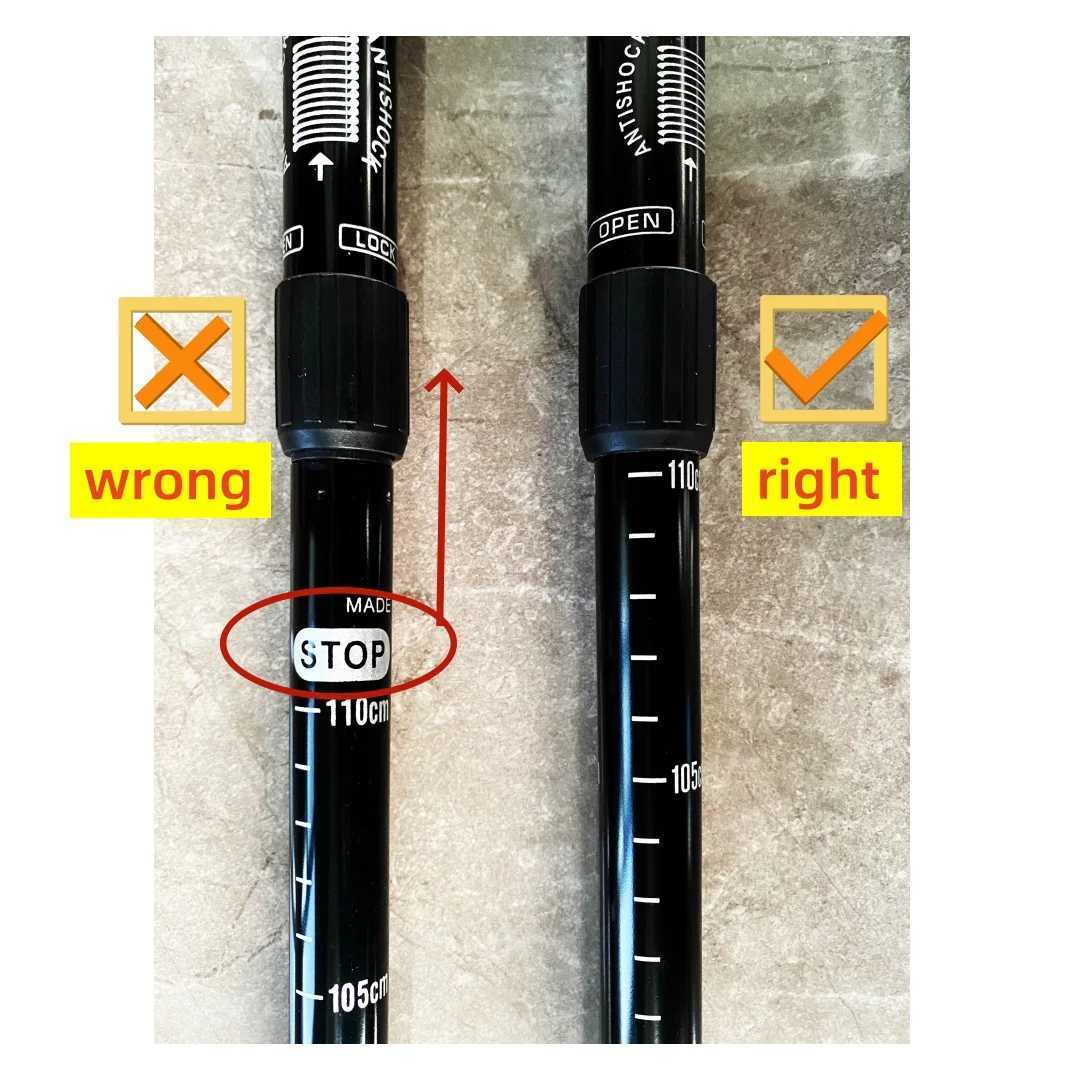 110cm Telescopic Walking Stick Retractable Cane Expandable Trekking Baton Pole Hiking Rod Sticks Climbing Accessories Z250809