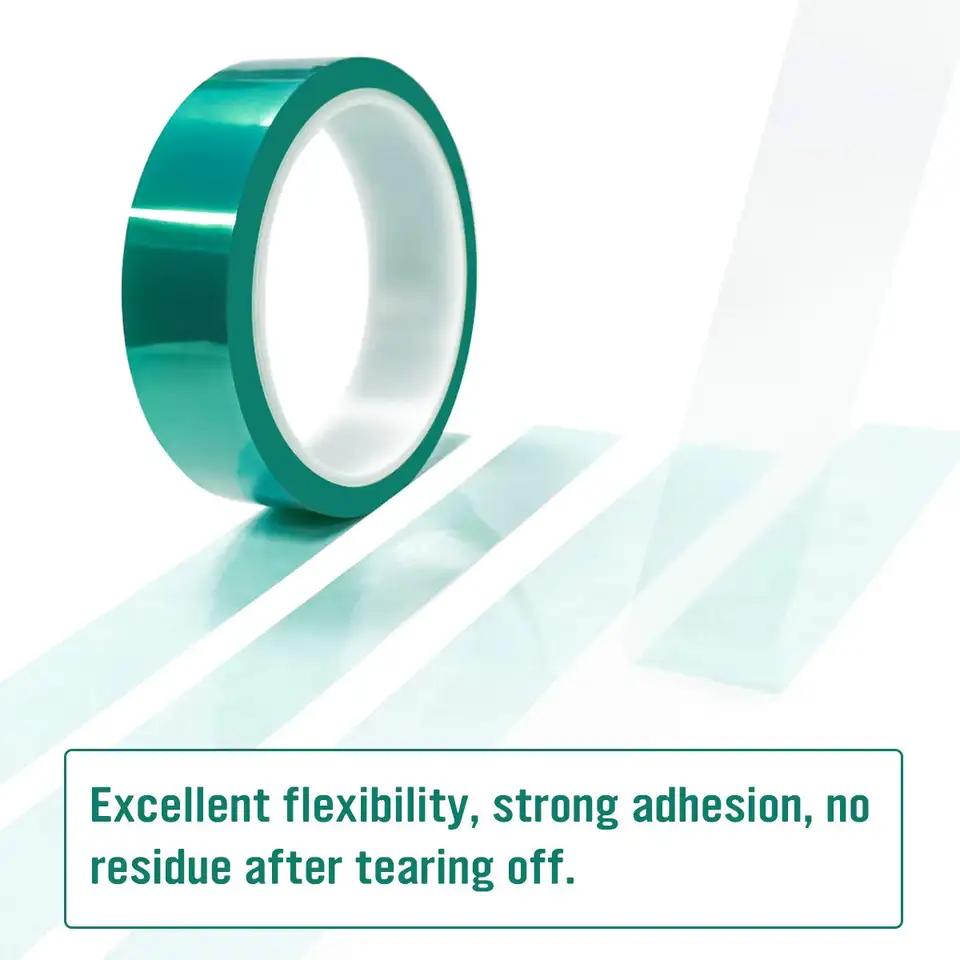 55cm x 1000m PET High-Temperature Tape for Dog Kennel & Pet Bed Accessories - Hidden Temporary Fixation, Heat & Moisture Resistant for Metal/Board Sea