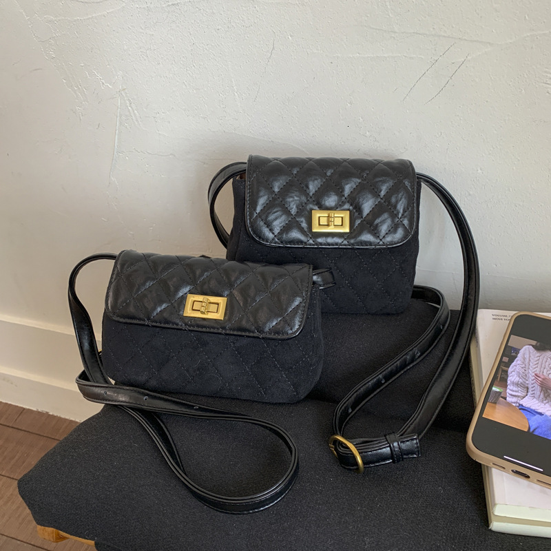 design Autumn New Plaid Pattern Color Block Women s Crossbody Bag Niche Design Light Luxury Women s Shoulder Bag Small Square Bag Autumn Designer Bag 