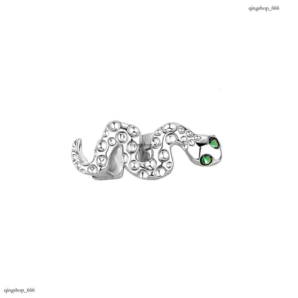 Green Eye Greedy Personality Gold Teeth Hip Hop Braces Lively Little Snake Versatile New Model