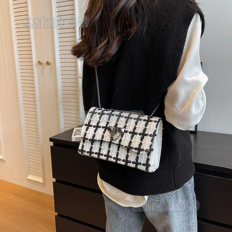 Trendy Bags for Women 2023 New Fashion Chain Small Square Bag Casual Simple Shoulder Bag Personality Crossbody Bag H250808