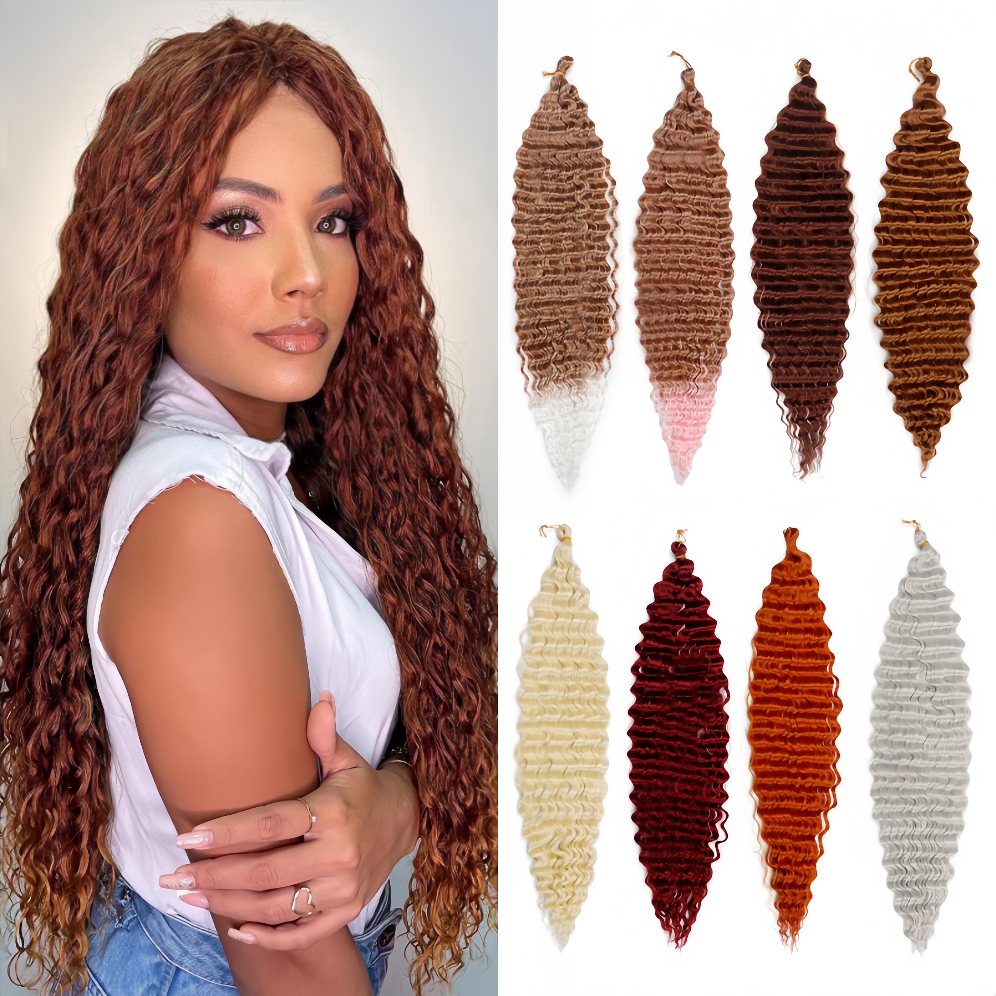 Deepwave Dreads Full Head Cover Unprocessed Tresses Braiding Strands Suitable For DIY Hair Styling