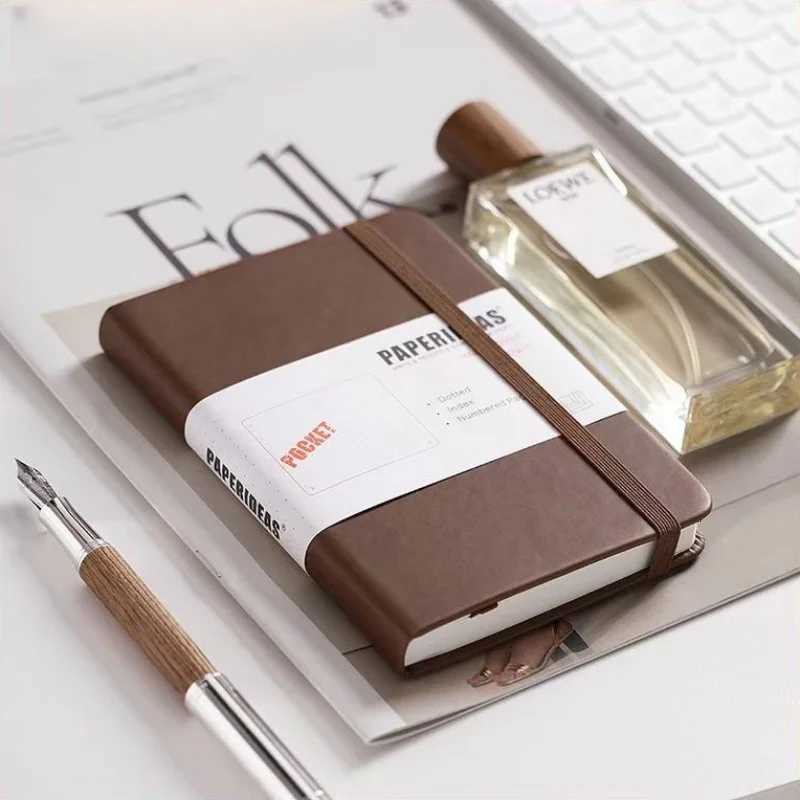 6 Dots Pocket Notebook with Number Pages Compact Portable Mini Bullet Journals for Note Taking Planning Organizer Z250809
