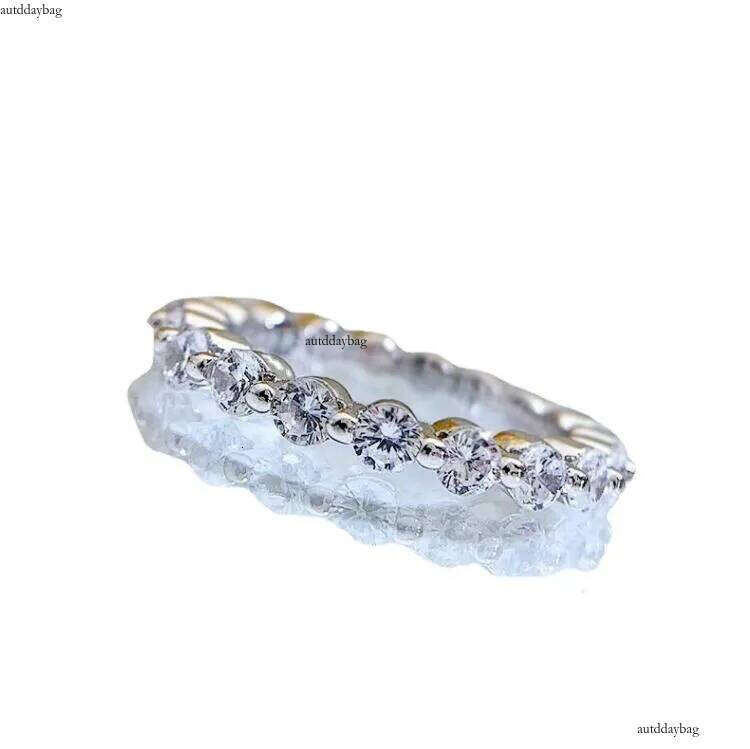 Choucong Ins Top Sell Elegant Wedding Rings Ladies Fashion Jewelry Sterling Sier Fill Round Cut 5A Cubic Zircon CZ Dia Party Women Engagement Band Rin