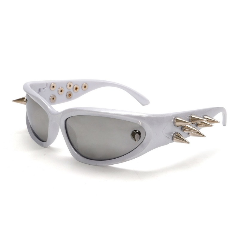 Fashionable Riveted Thorns Unisex Sun Glasses - Urban Chic Accessory