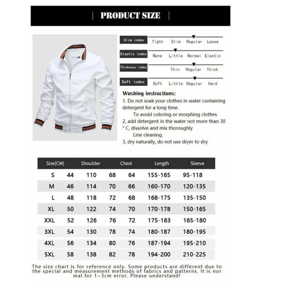 Mens Spring and Autumn Outdoor Casual Hip Hop Baseball Zipper Sportswear Fashion Motorcycle High Quality Sports Jacket W250809