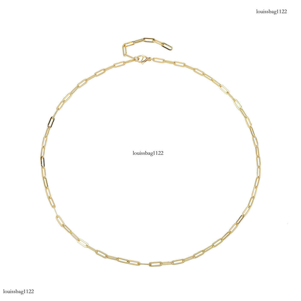 Gold-Plated Sterling Silver Necklace Women's Bracelet Cuban Non-Fading Chain Jewelry