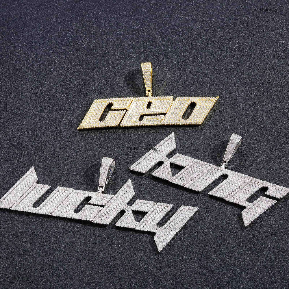 DIY Custom Splicing Blade Letter Combination Necklace Pendant Unisex Personalized Hip Hop Accessories