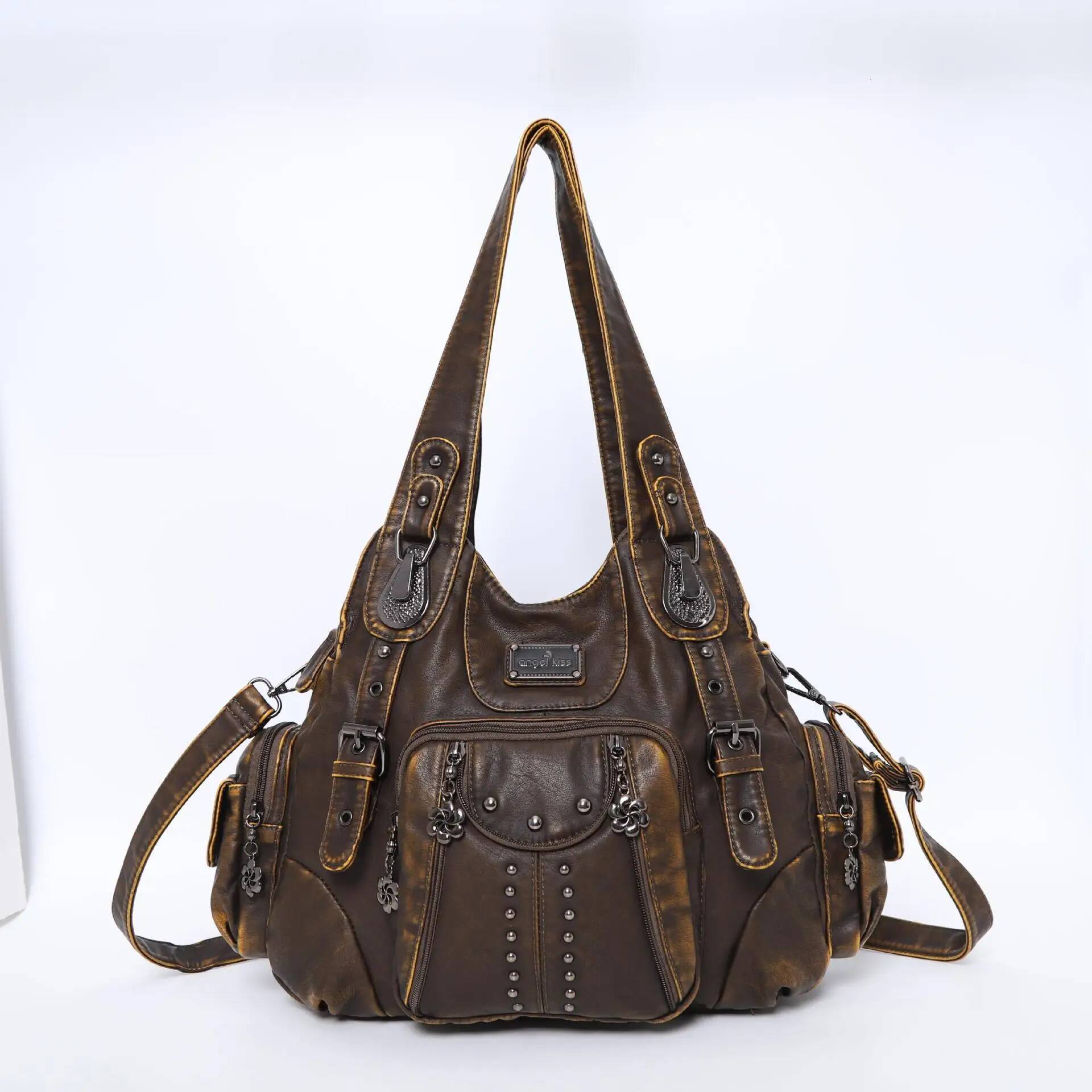 2025 Bag Women Fashion Handbags Women Shoulder Bags PU Leather Handbag Female Satchel Big Shoulder Purse Bag bolsa feminina