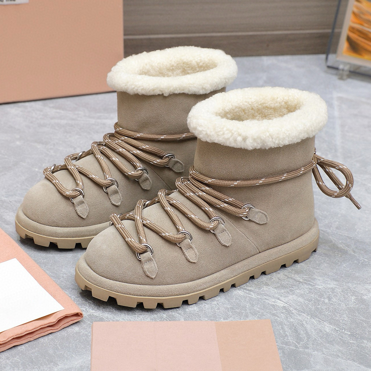11111 Designer Brand Luxury Boots Lace-Up Boots Men Women Boots Real Leather Half Boot Style Shoes Winter Fall Snow Boots booties Canvas Ankle Boot 38-46 top