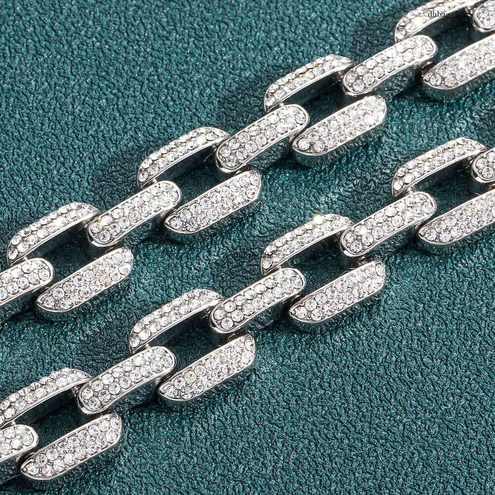 12mm Geometric Full Dia Alloy Bracelet Men's Trendy Brand Personality Accessory