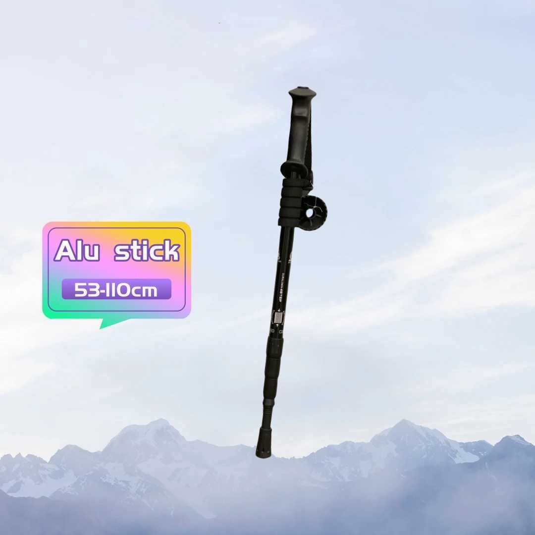 110cm Telescopic Walking Stick Retractable Cane Expandable Trekking Baton Pole Hiking Rod Sticks Climbing Accessories Z250809