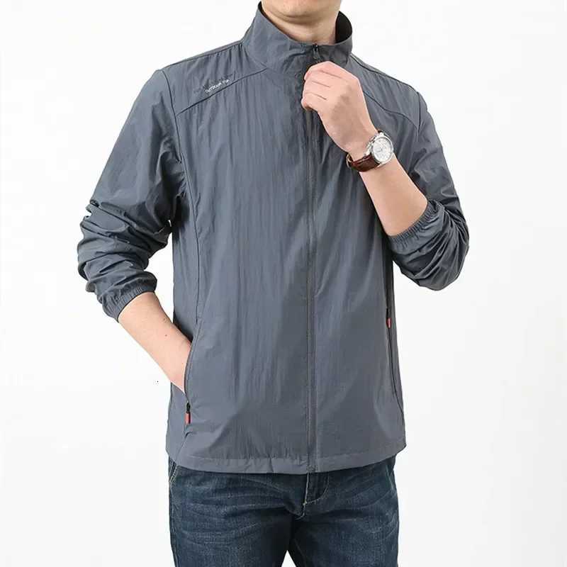 Summer Quick Drying Breathable Jacket Man Outdoor Ultra Thin Sunscreen Casual Skin Coats Fishing Climbing Hiking Anti UV Outerwear W250809