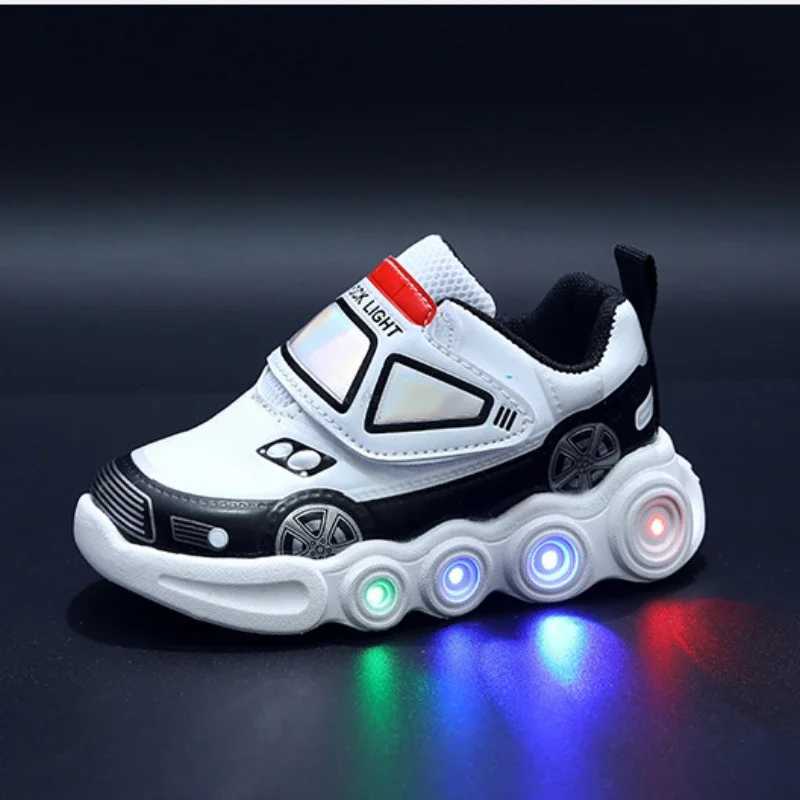 06 Years Children Glowing Kids Luminous Boys Girls Led Lighted Sneakers Toddler Outdoor Casual Shoes H260130