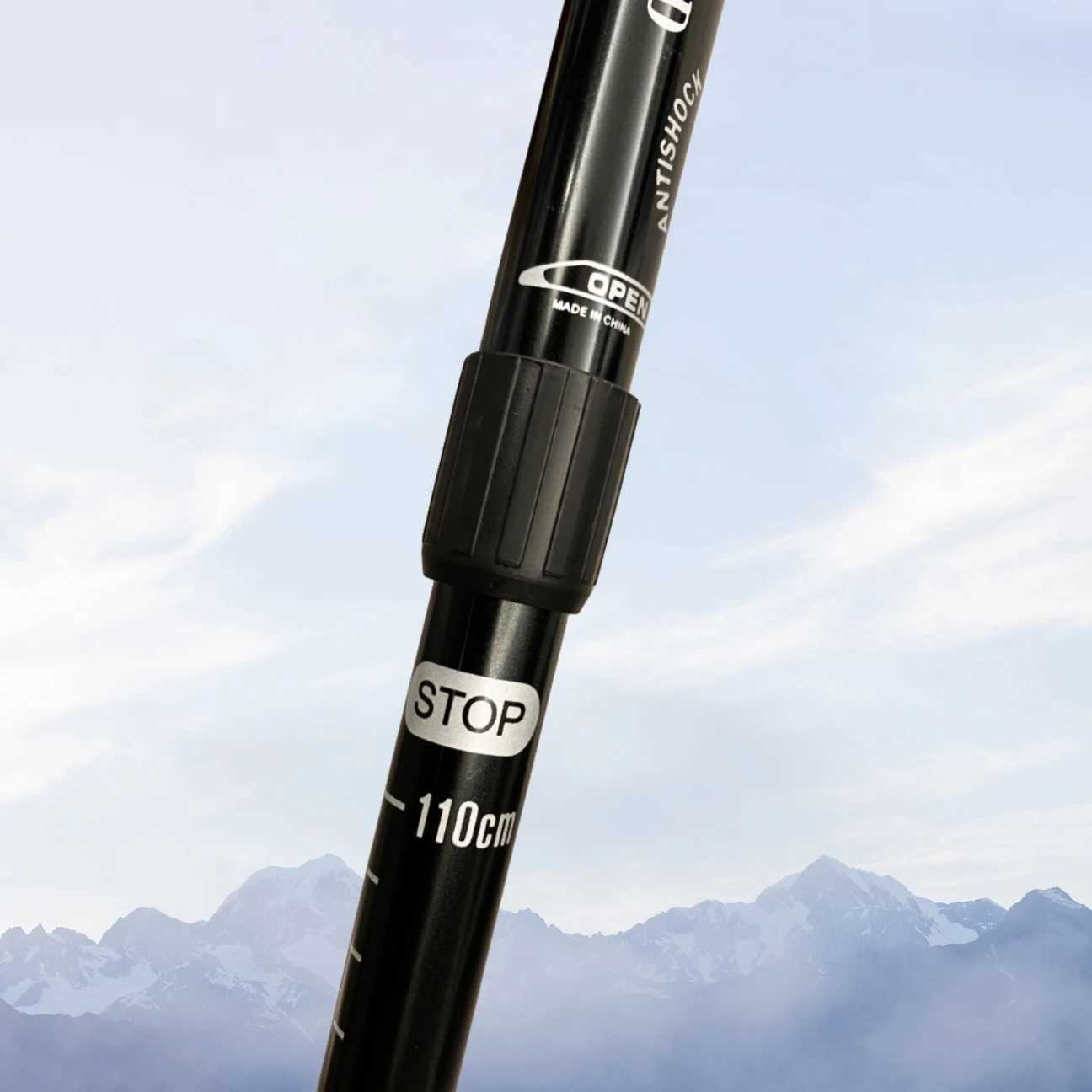 110cm Telescopic Walking Stick Retractable Cane Expandable Trekking Baton Pole Hiking Rod Sticks Climbing Accessories Z250809