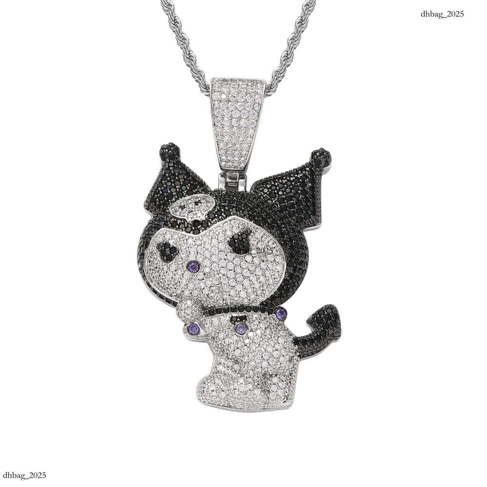 Hip Hop Accessories Little Devil Kuromi Cartoon Pendant Personality Versatile Design Necklace