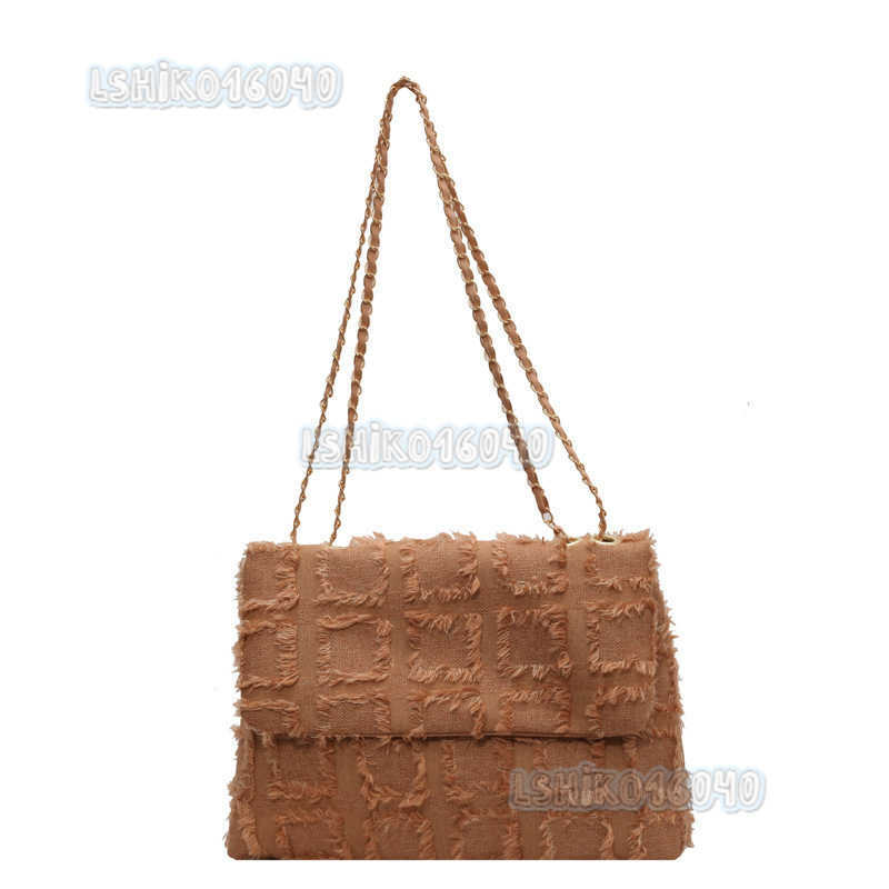Large Capacity Fashion Niche Tote Bag for Women 2023 New Spring Summer Canvas College Student Shoulder Bag H250808