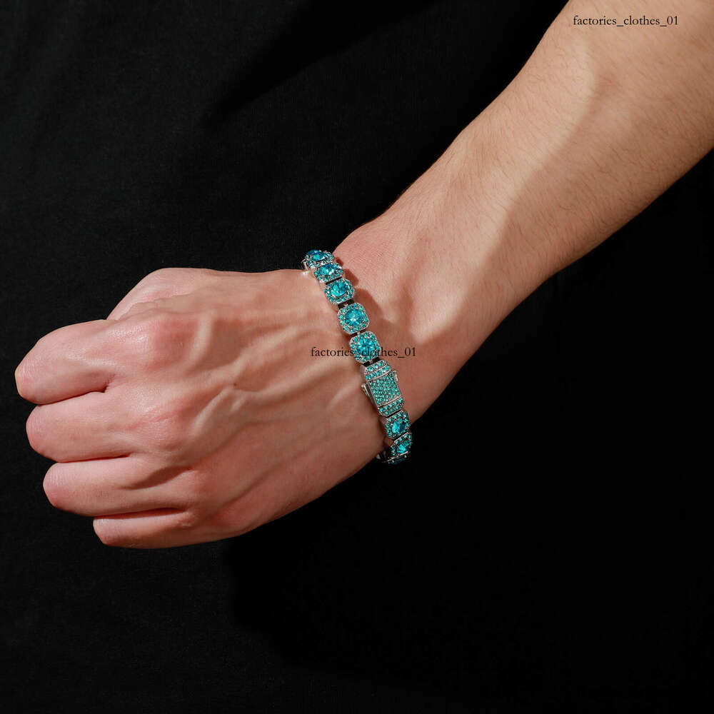 Reverse Love Chicheng Same Style Colorful Full Dia Color Retention Rock Candy Necklace Bracelet Unisex Trendy Accessories Live