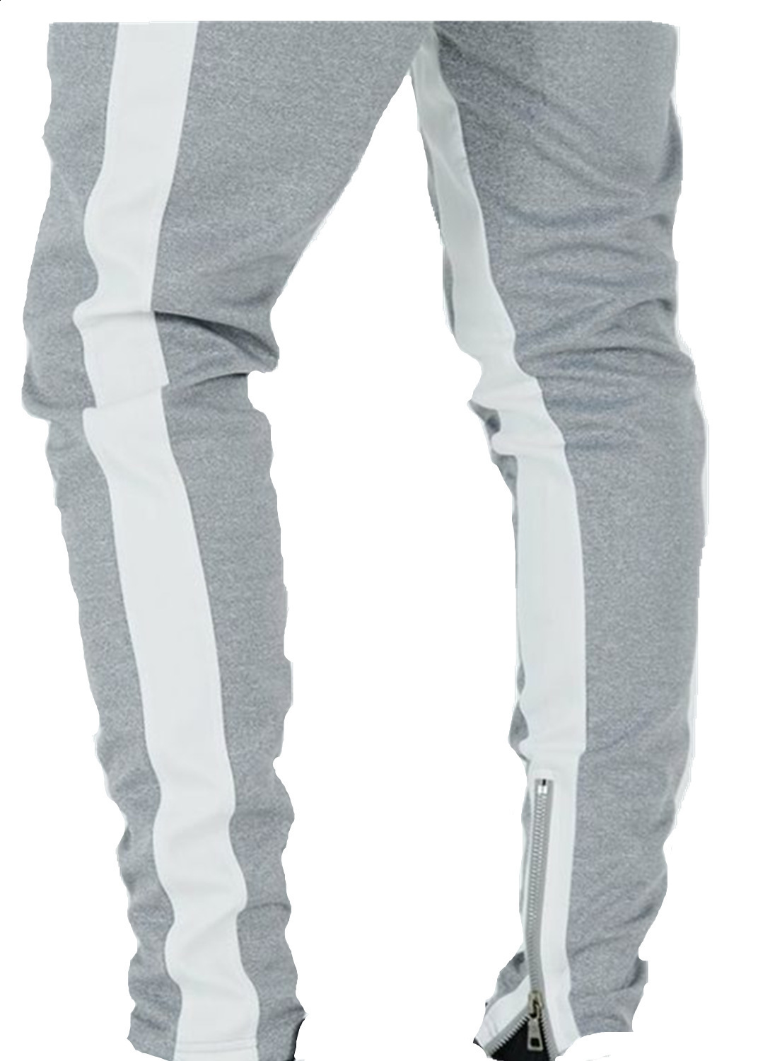 Casual Men Hip Hop Skinny Trousers Track Bottom Sweatpants Streetwear Man Pant Side Stripe Fashion Mens Joggers Pants 201221