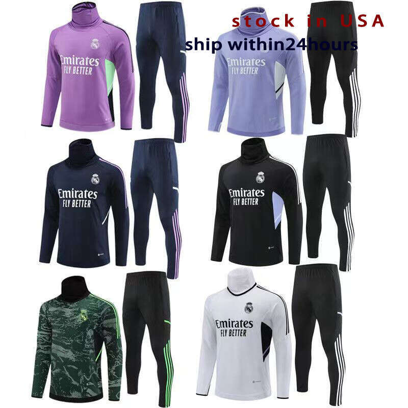 Real10Madrid football Tracksuit chandal soccer TRACKSUITs 24 25 MBAPPE TRAINING VINI JR BELLINGHAM CAMAVINGA men kid survetement Sportswear suit