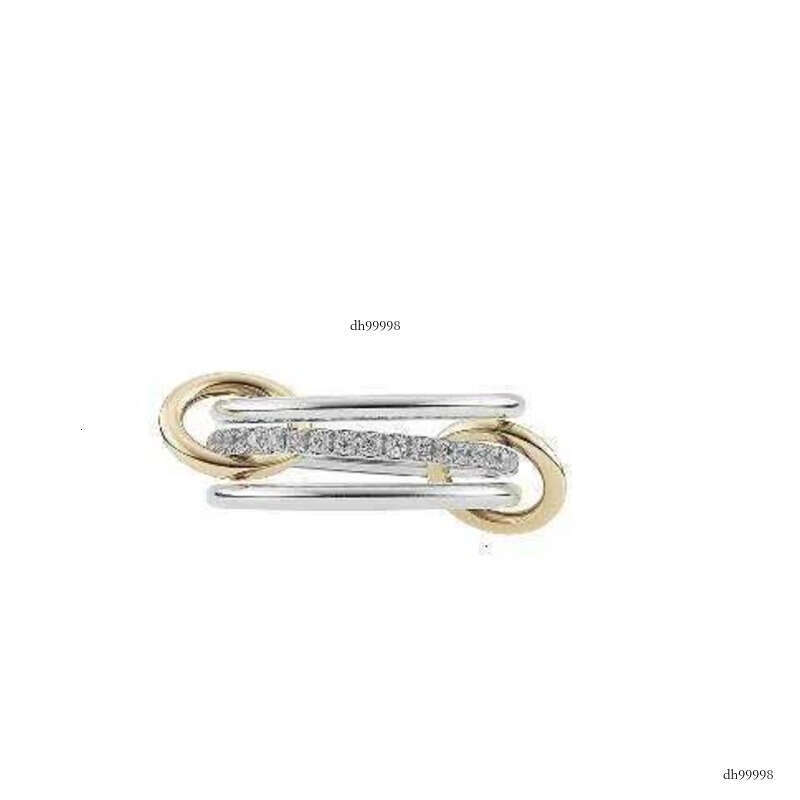 Rings Halley Emerald Gemini Spinelli Kilcol rings brand designer New fine jewelry gold and sterg sier Hydra ked ring for women