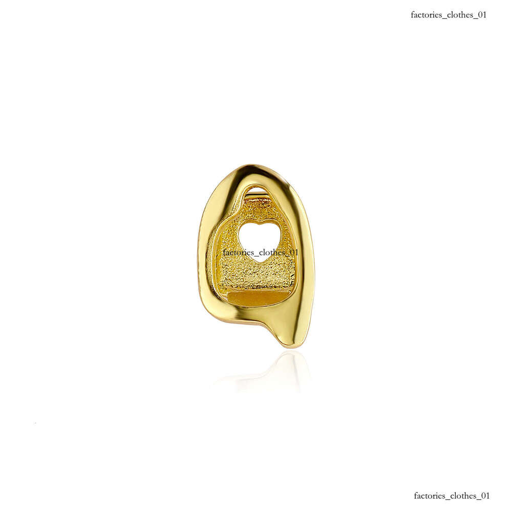 Single Smooth Hollow Out TEMU Heart Small Sharp Hip-Hop Halloween Personality Teeth Decoration